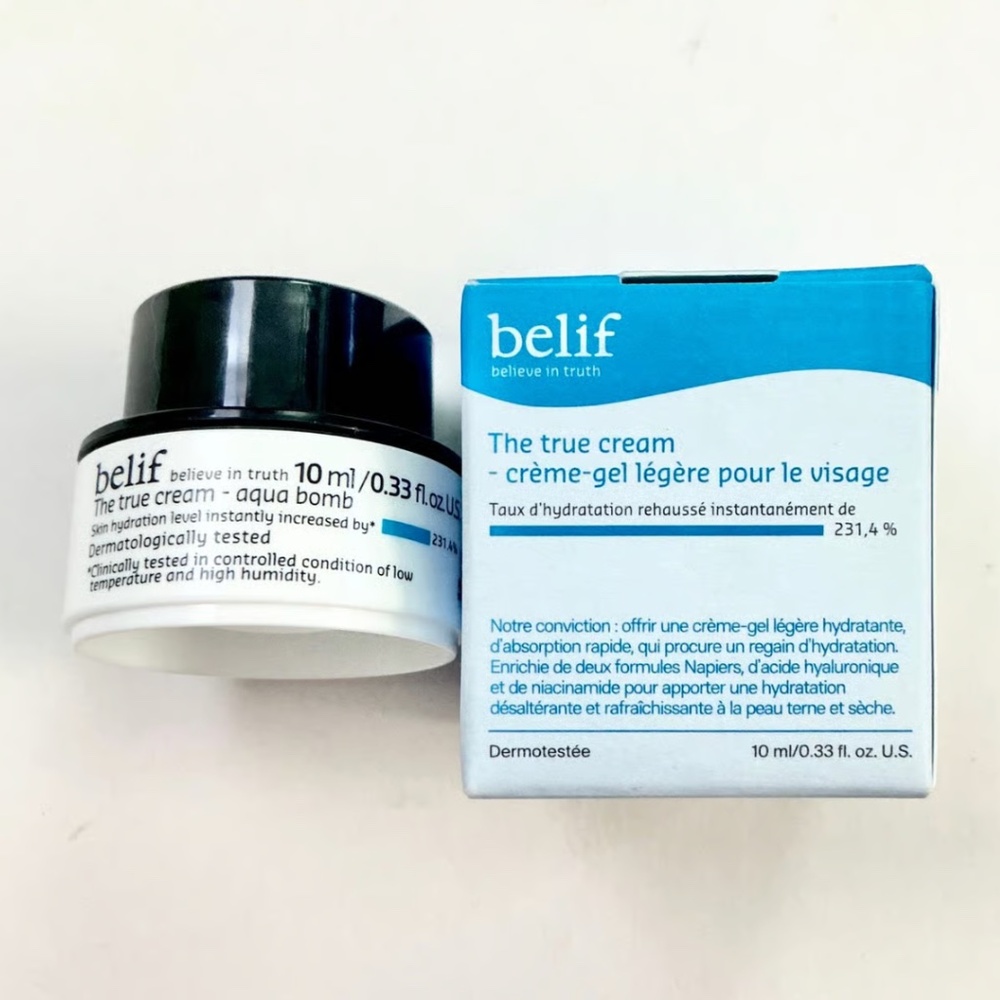 MINI SIZE belif The True Cream - Aqua Bomb Hydrating Moisturizer - 10 ml